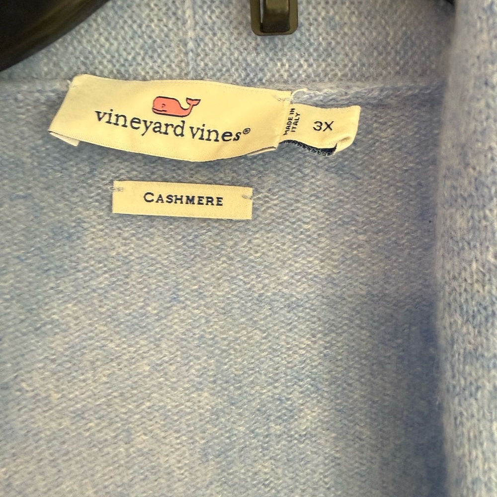 Vineyard Vines Soft Blue Women's Cardigan - Picture 2 of 4